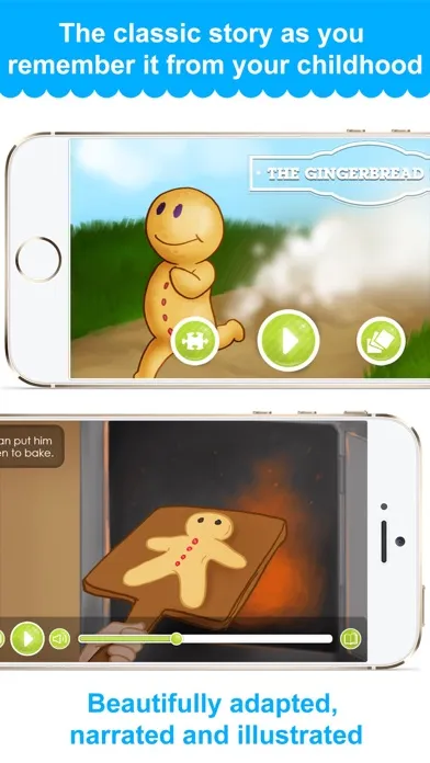 The Gingerbread Man - narrated classic story Screenshots