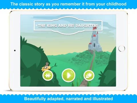 The King and his Daughters - Narrated classic fairy tales and stories for children iPad  스크린샷