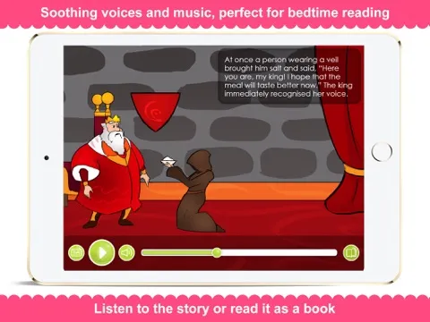 The King and his Daughters - Narrated classic fairy tales and stories for children iPad  스크린샷