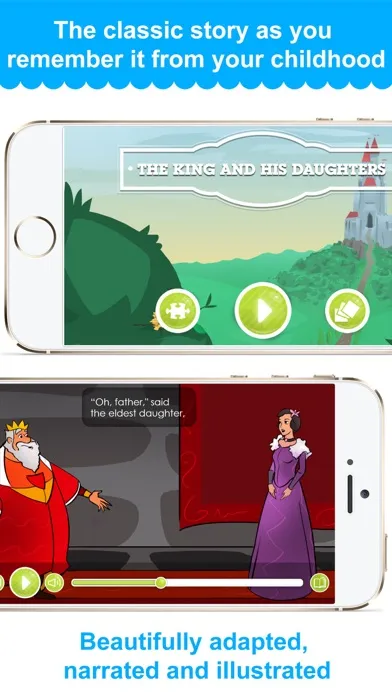 The King and his Daughters - Narrated classic fairy tales and stories for children 스크린샷