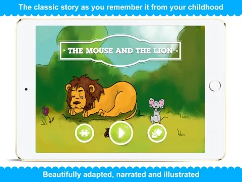 تصاویر The Mouse and the Lion - Narrated Children Story iPad 