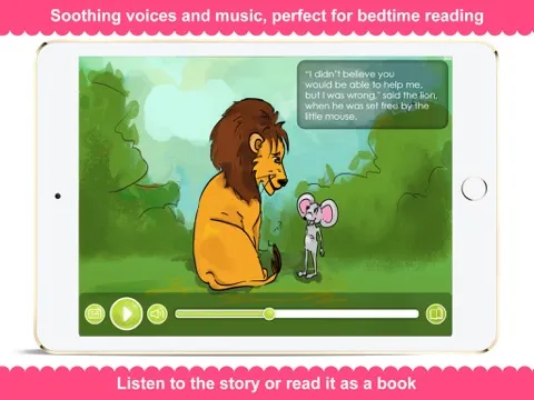 تصاویر The Mouse and the Lion - Narrated Children Story iPad 