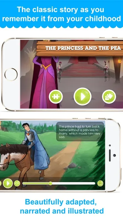 Zrzuty ekranu The Princess and the Pea - Narrated Children Story