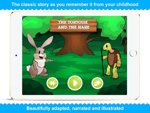 Скриншоты The Tortoise and the Hare - Narrated classic fairy tales and stories for children iPad 