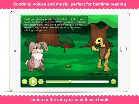 Скриншоты The Tortoise and the Hare - Narrated classic fairy tales and stories for children iPad 