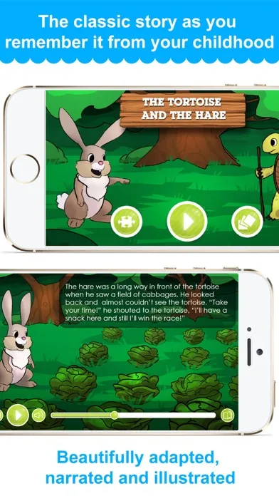 Скриншоты The Tortoise and the Hare - Narrated classic fairy tales and stories for children