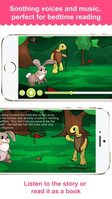 Скриншоты The Tortoise and the Hare - Narrated classic fairy tales and stories for children