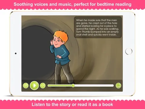 Zrzuty ekranu Tom Thumb - Narrated Children Story iPad 