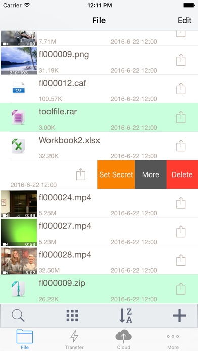 Tangkapan layar unzip tool(zip/rar/un7z)