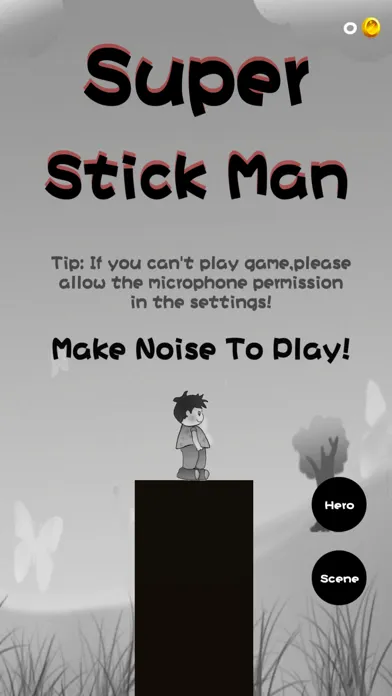 Super Stick Man - voice control game Screenshots