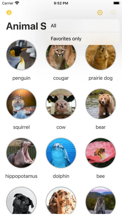 Tangkapan layar Discovery: Animal Sounds!