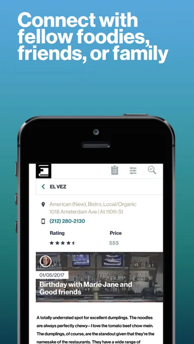 Finny | Dining App Screenshots