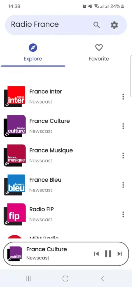 Radio France Screenshots