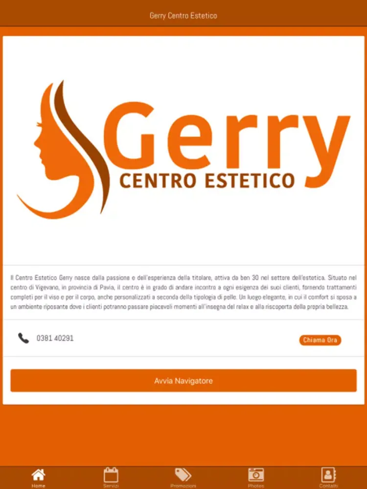 Screenshot di Gerry Centro Estetico iPad 