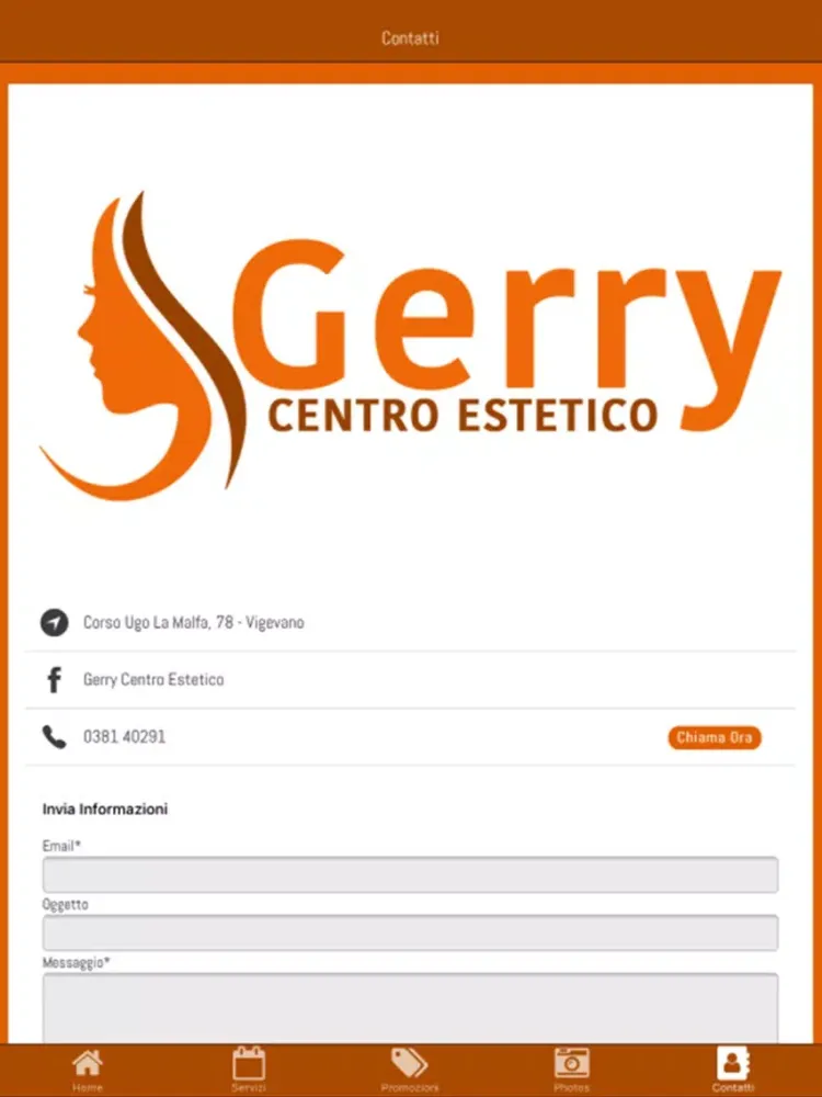 Screenshot di Gerry Centro Estetico iPad 