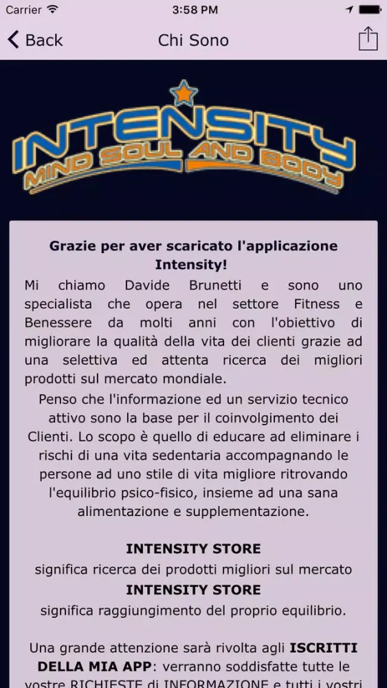 Intensity Store Screenshots