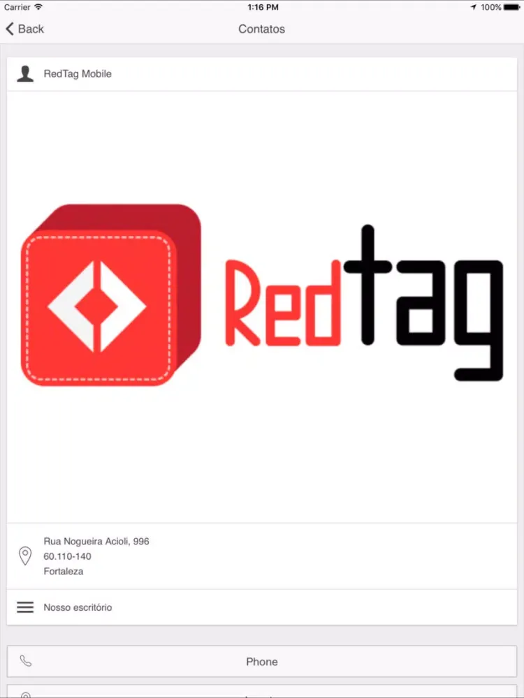 RedTag iPad  स्क्रीनशॉट