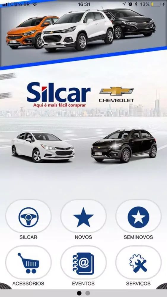 Capturas de tela do Silcar Veículos