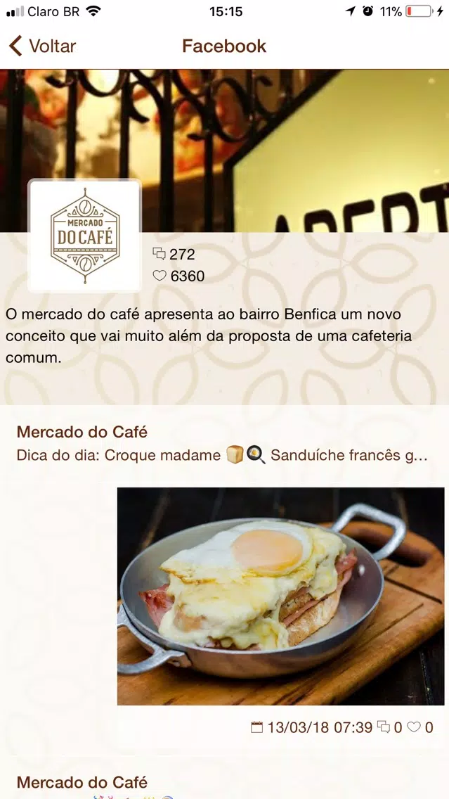 Tangkapan skrin Mercado do Café