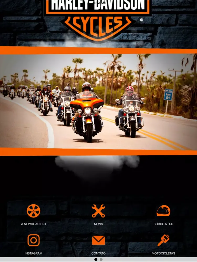 Zrzuty ekranu Newroad Harley-Davidson iPad 