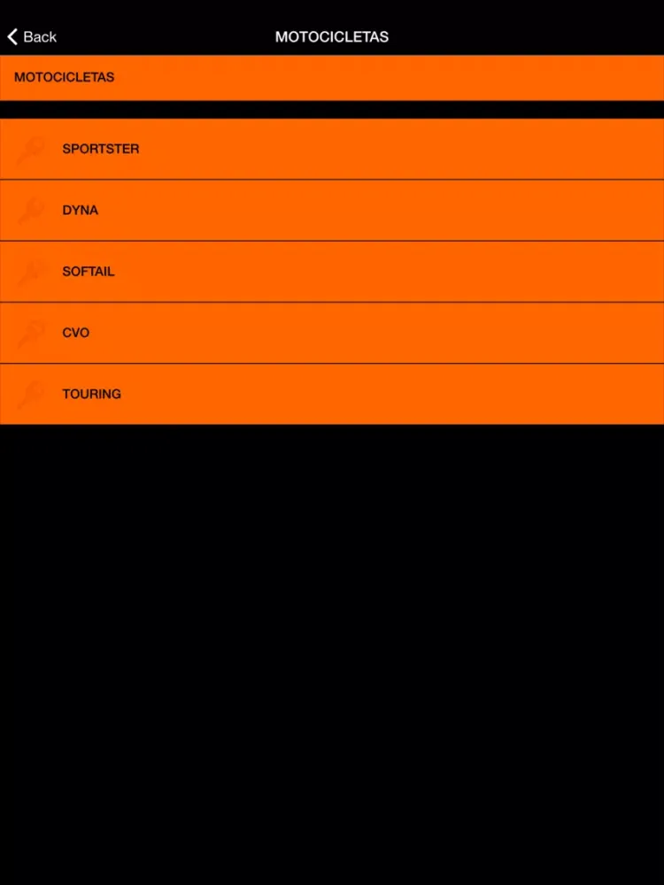 Zrzuty ekranu Newroad Harley-Davidson iPad 