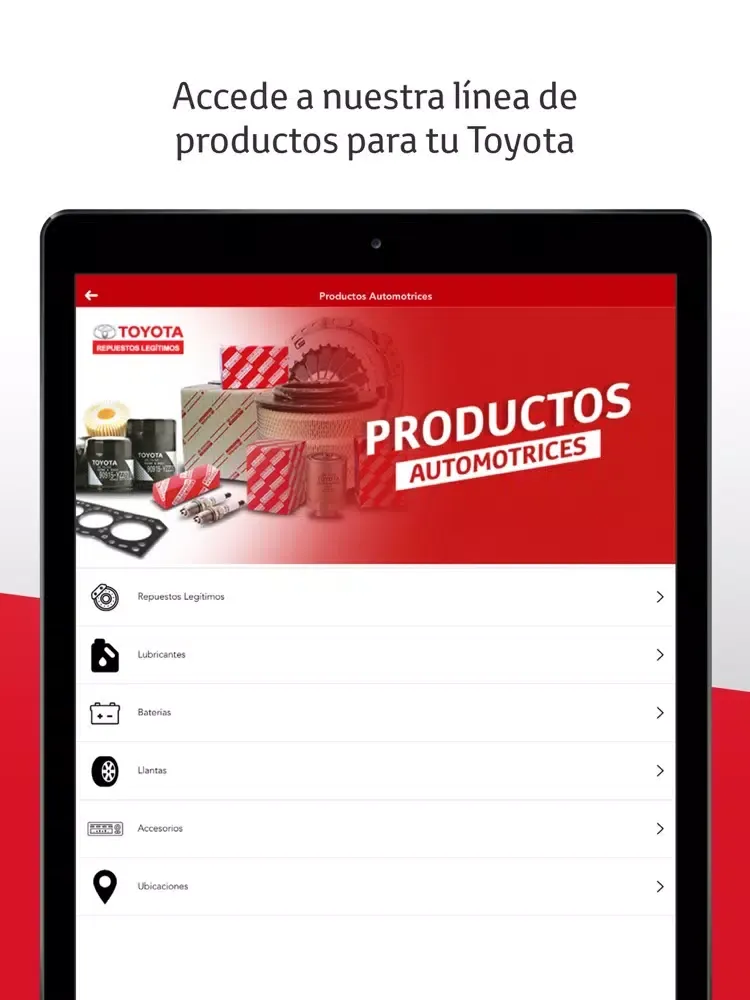 Toyota Honduras iPad  سکرین شاٹس