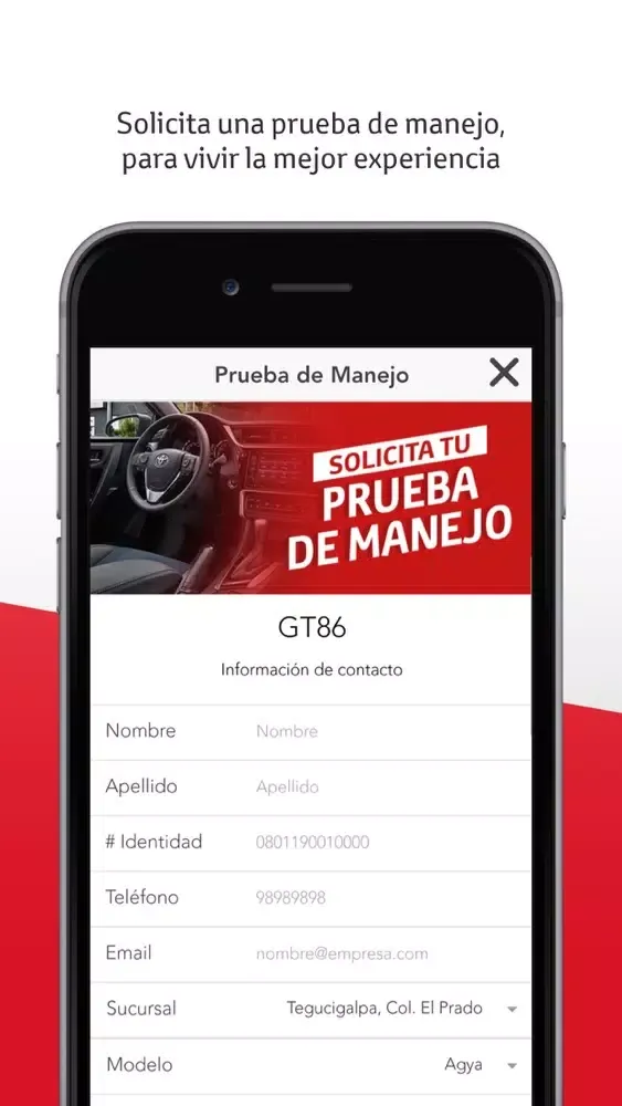 Toyota Honduras سکرین شاٹس