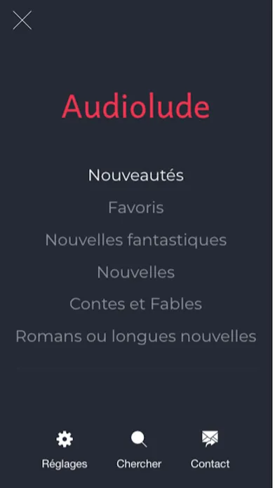 Captures d'écran de Audiolivres