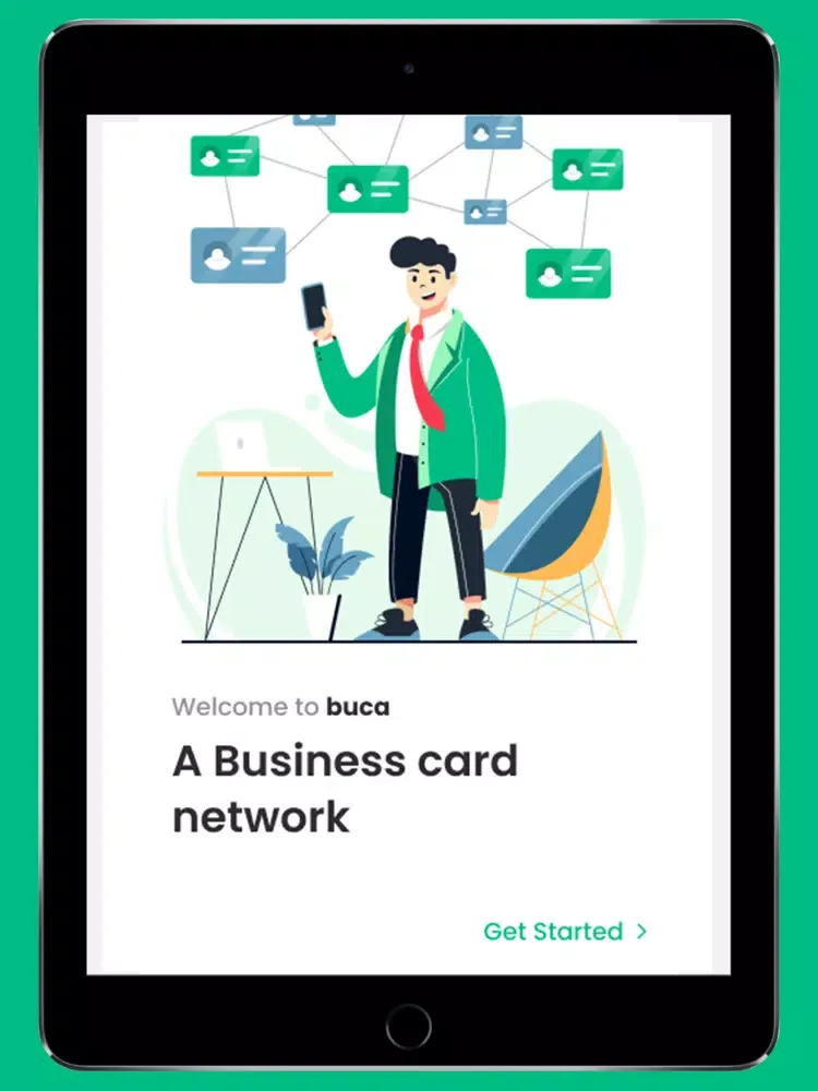 Buca Business Card iPad 应用截图
