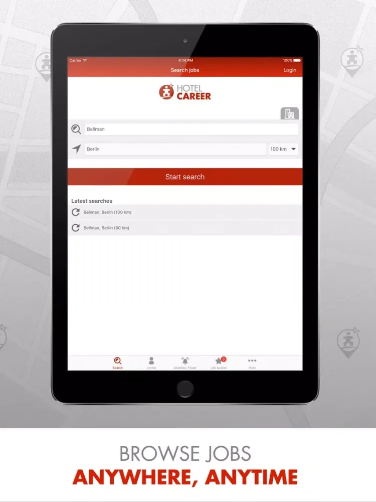 Screenshot di Hospitality Jobs - Hotelcareer iPad