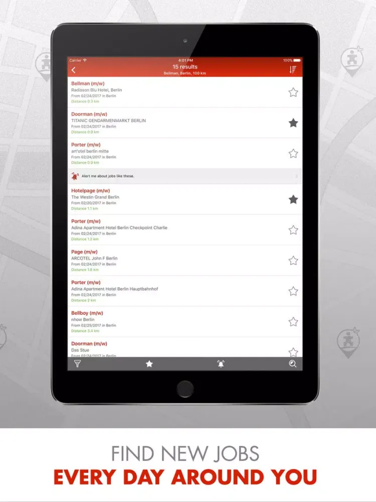 Screenshot di Hospitality Jobs - Hotelcareer iPad