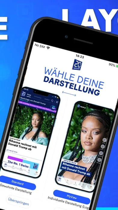 20 Minuten - Nachrichten Screenshots