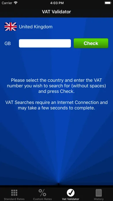 Ảnh chụp màn hình của Calc VAT – UK VAT Calculator