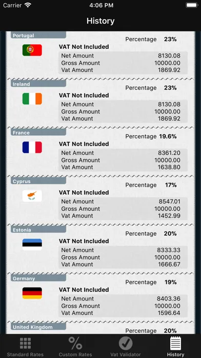 Ảnh chụp màn hình của Calc VAT – UK VAT Calculator