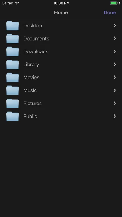 Captures d'écran de FullControl: Remote for Mac