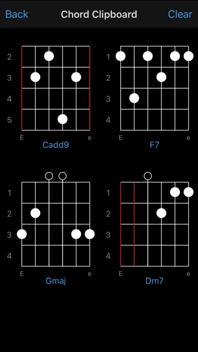Guitar Chords स्क्रीनशॉट