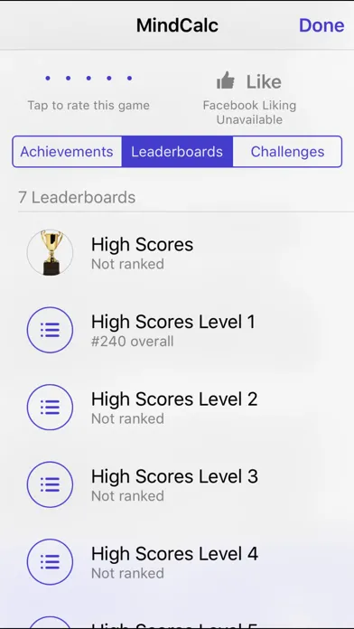 MindCalc Arithmetic Trainer स्क्रीनशॉट