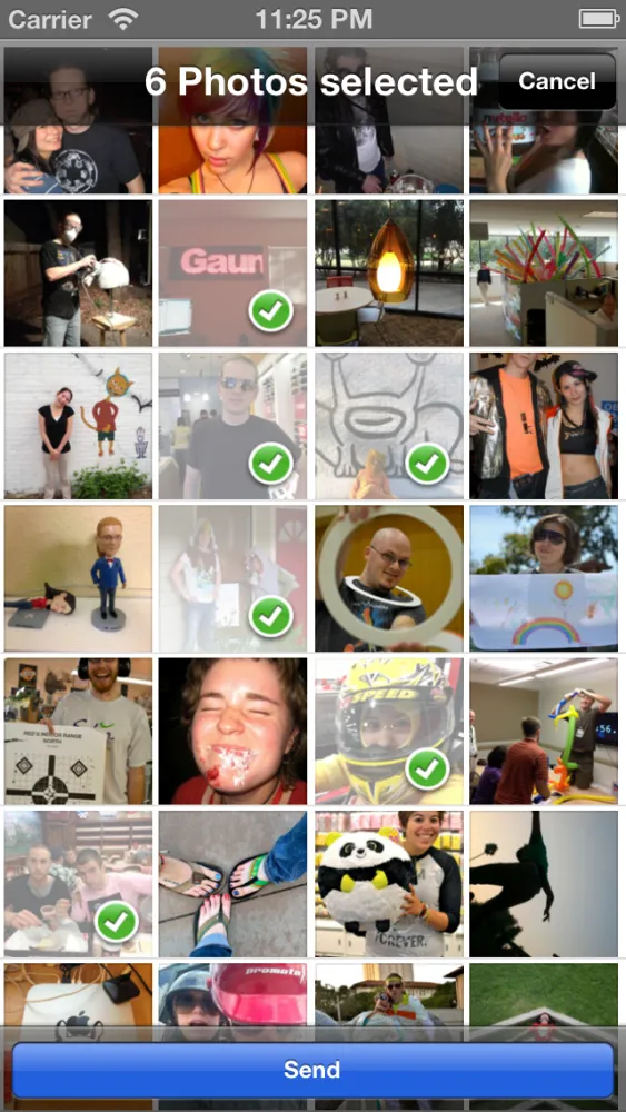 ภาพหน้าจอของ Bluetooth Photo Share