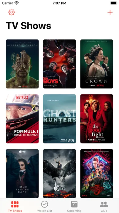 TV Club – show tracker Ekran Görüntüleri