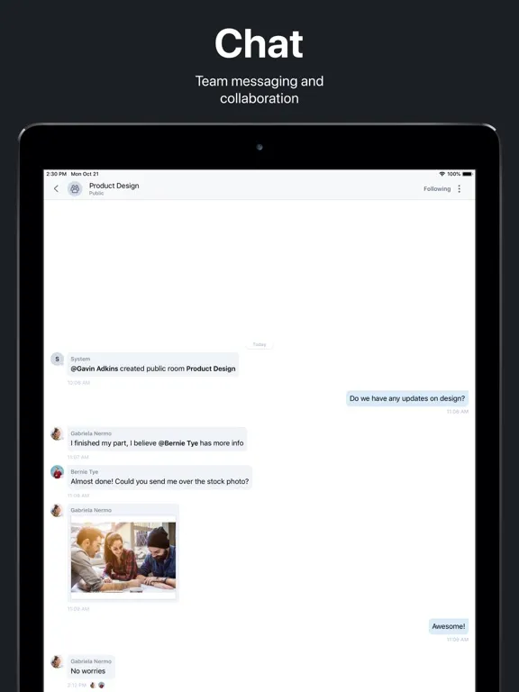 Screenshot di 8x8 Work iPad 