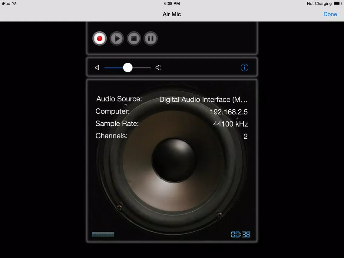 Скриншоты Air Mic Live Audio iPad 