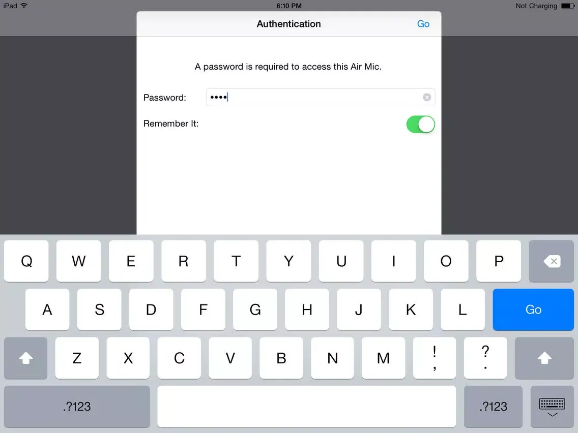 Скриншоты Air Mic Live Audio iPad 