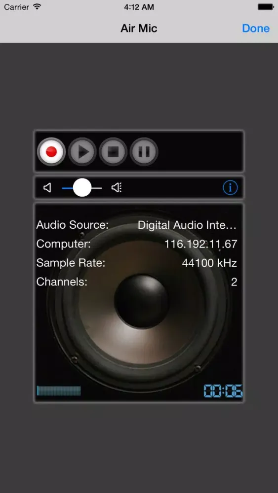 Скриншоты Air Mic Live Audio