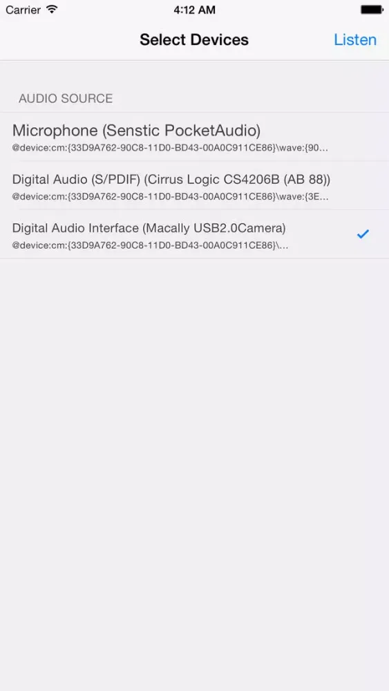 Скриншоты Air Mic Live Audio