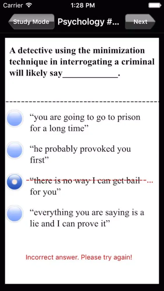 AP Psychology Test Prep Screenshots