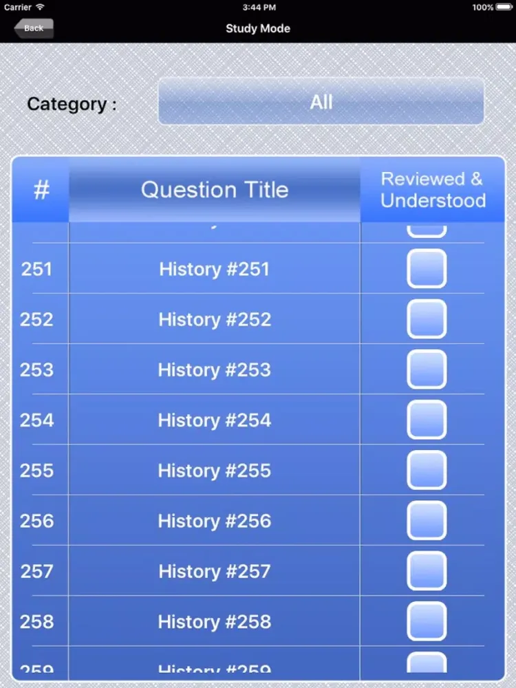 Zrzuty ekranu AP US History Exam Prep iPad 