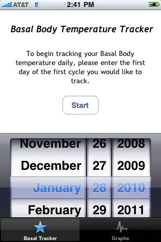 Captures d'écran de Basal Body Temperature Tracker