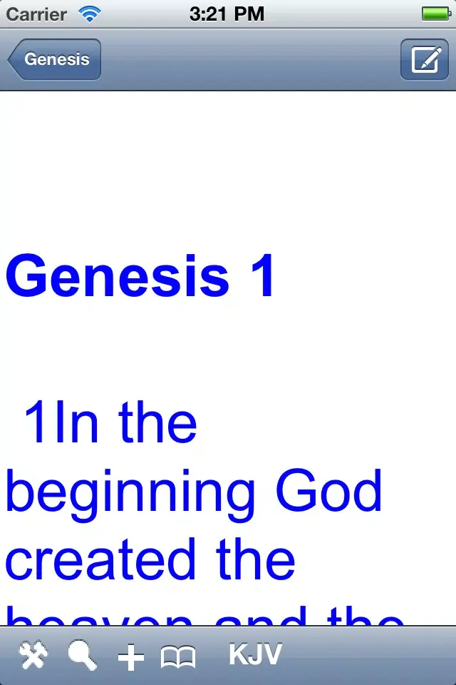 Holy Bible: ASV & KJV Screenshots
