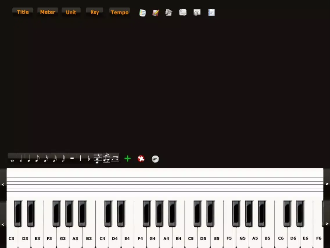 Composer iPad  Screenshots