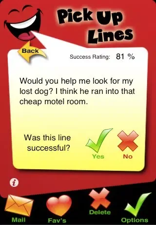 Funny 500: Pickup Lines Lite - Fun Bar Lines and Jokes Screenshots